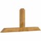 Ekena Millwork Portland Rough Sawn Timber Gable Bracket, Western Red Cedar, 84"W x 35"H x 6"D x 6"F, 10/12 Pitch GBW084X35X0606POR00RWR - alternate 2